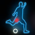 Miniatyrbild 6 av 11: Forever Light Neon LED PLEXI FOTBOLLARE FPNE31 - Flerfärgad