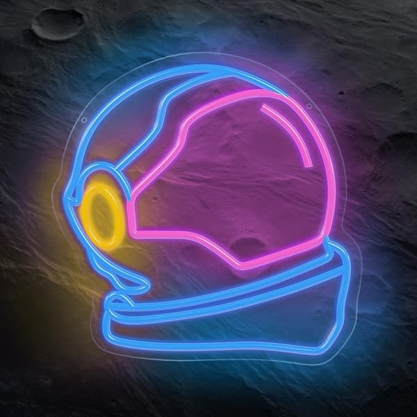 Forever Light Neon LED PLEXI ASTRONAUT FPNE22 - Flerfärgad