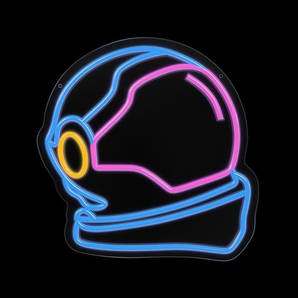 Forever Light Neon LED PLEXI ASTRONAUT FPNE22 - Flerfärgad