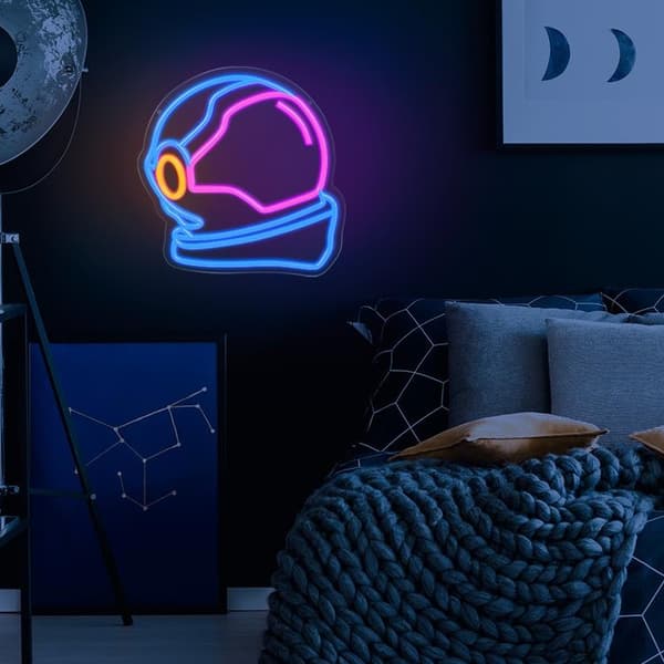 Forever Light Neon LED PLEXI ASTRONAUT FPNE22 - Flerfärgad
