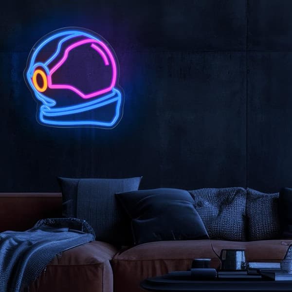 Forever Light Neon LED PLEXI ASTRONAUT FPNE22 - Flerfärgad