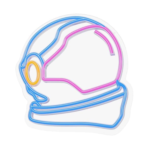 Forever Light Neon LED PLEXI ASTRONAUT FPNE22 - Flerfärgad