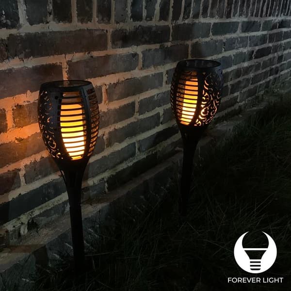 Forever Light Solar Lampa LED Flame Light 600mAh Ni-Mh IP65 33LED