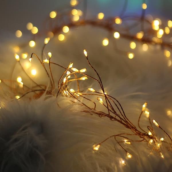 Forever String light Copper Twig 480LED 3m + 5m Kabel - Varm Vit