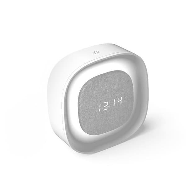 Forever Light Väckarklocka med LED Nattlampa BJORN PURE - Vit
