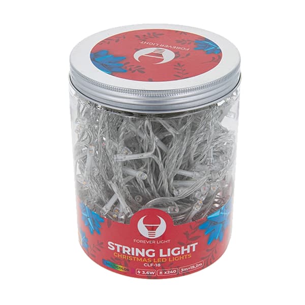 Forever String light 240LED 19,2m multicolor