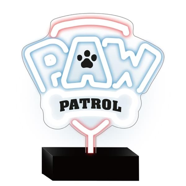 LED Neon Light PAW PATROL Logo på Stativ