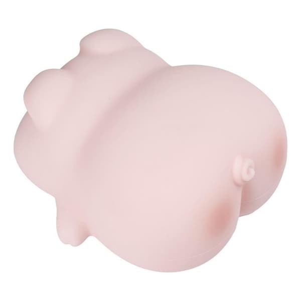 LED Nattlampa Tryck Pig Art Deco - Rosa