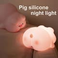 Miniatyrbild 8 av 11: LED Nattlampa Tryck Pig Art Deco - Rosa