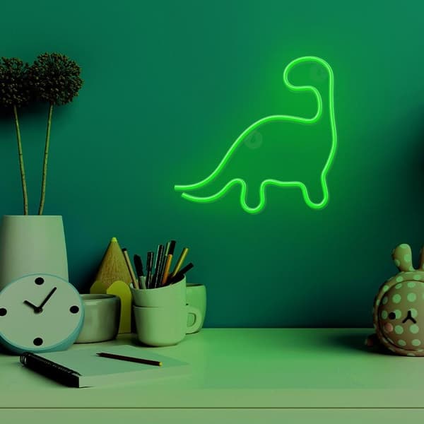 Neolia LED Neon Light DINOSAUR NNE01 - Grön