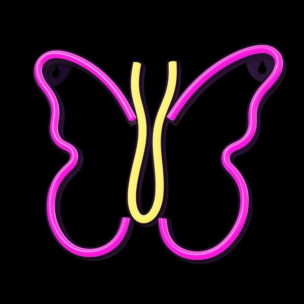 Neolia LED Neon Light BUTTERFLY NNE03 - Rosa