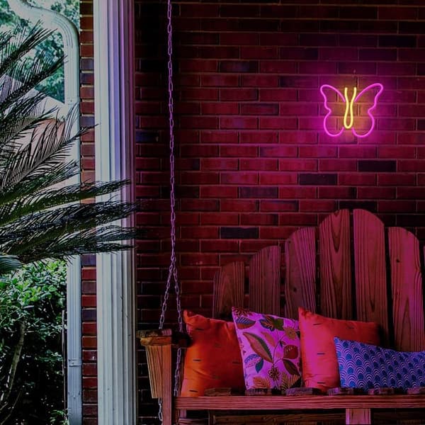 Neolia LED Neon Light BUTTERFLY NNE03 - Rosa