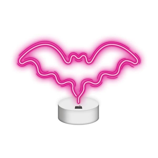 Neolia LED Neon Light BAT På Stativ NNE07 - Rosa