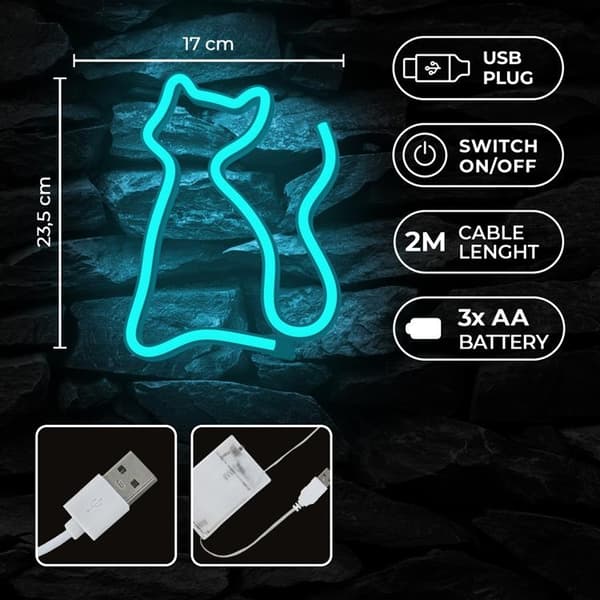 Neolia Neon LED Light CAT NNE24 - Turkos