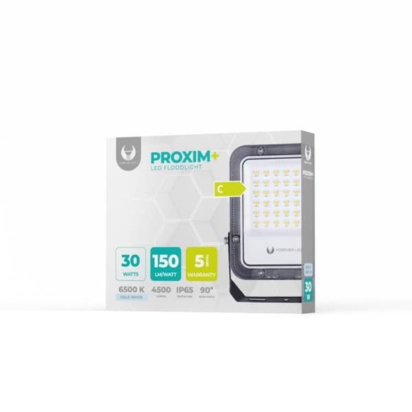 Forever Strålkastare LED PROXIM+ 30W 6500K 4500lm 230V IP65