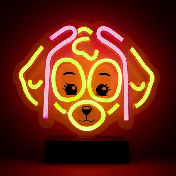 Paw Patrol LED Neon Light SKYE på Stativ