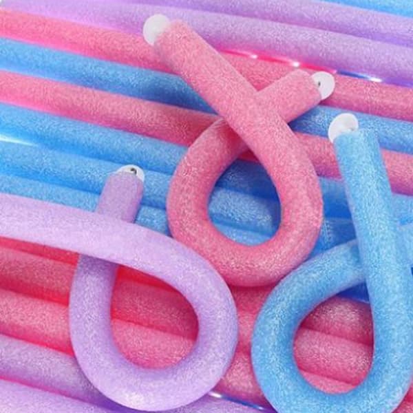 10-pack skumgummi rullar, lockar håret, böjbara styla hårspolar