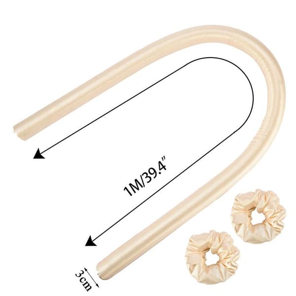 Heatless Hair Curler - Beige