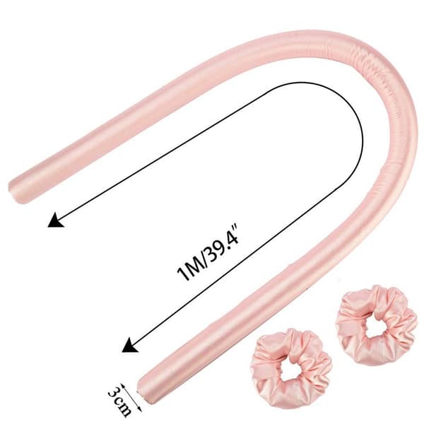 Heatless Hair Curler - Pink
