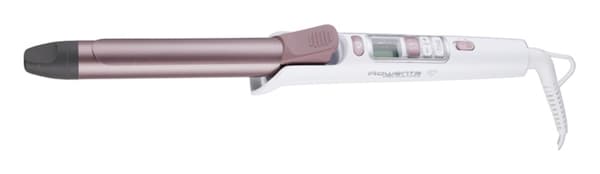 ROWENTA Premium Care Precious Curls CF3460F0, 200 grader, keratinbelegg, hvit-rosa