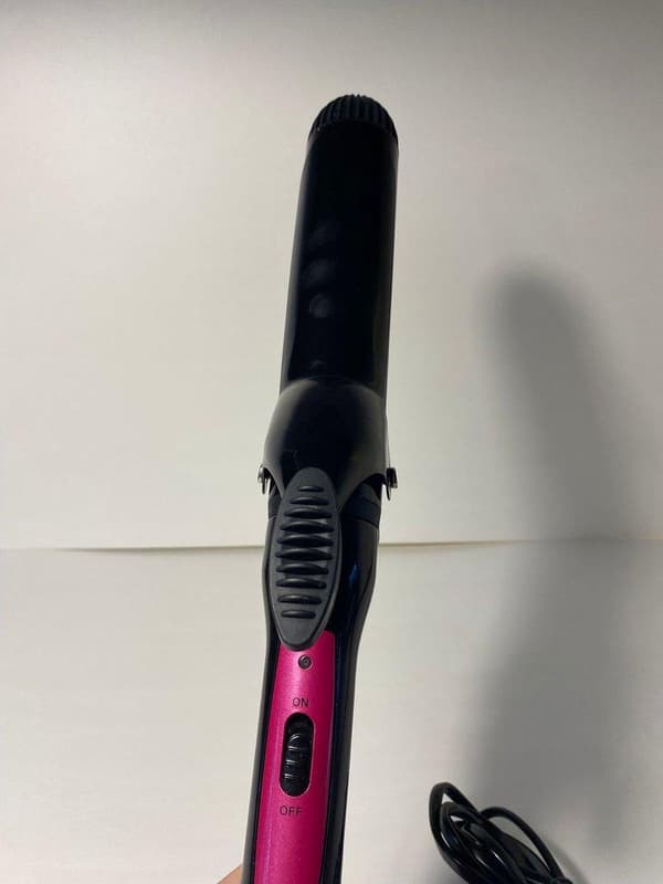 Esperanza JANET Krøllejern Varm Sort, Pink 1,8 m