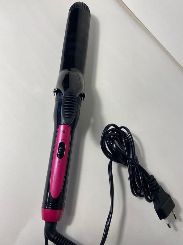 Esperanza JANET Krøllejern Varm Sort, Pink 1,8 m