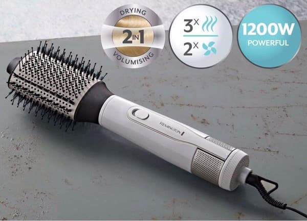 Remington AS8901 hårstylingverktyg Varmluftsborste Varmsvart, Roséguld, Vit 1200 W