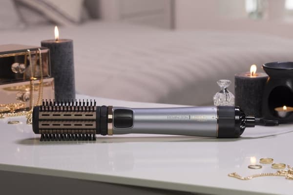 Remington AS8810 hårstylingverktyg Varmluftsborste Steam Silver, Svart, Guld 1000 W 3 m