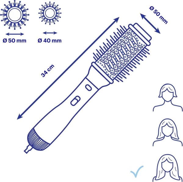 Babyliss AS952E hårtork, guld