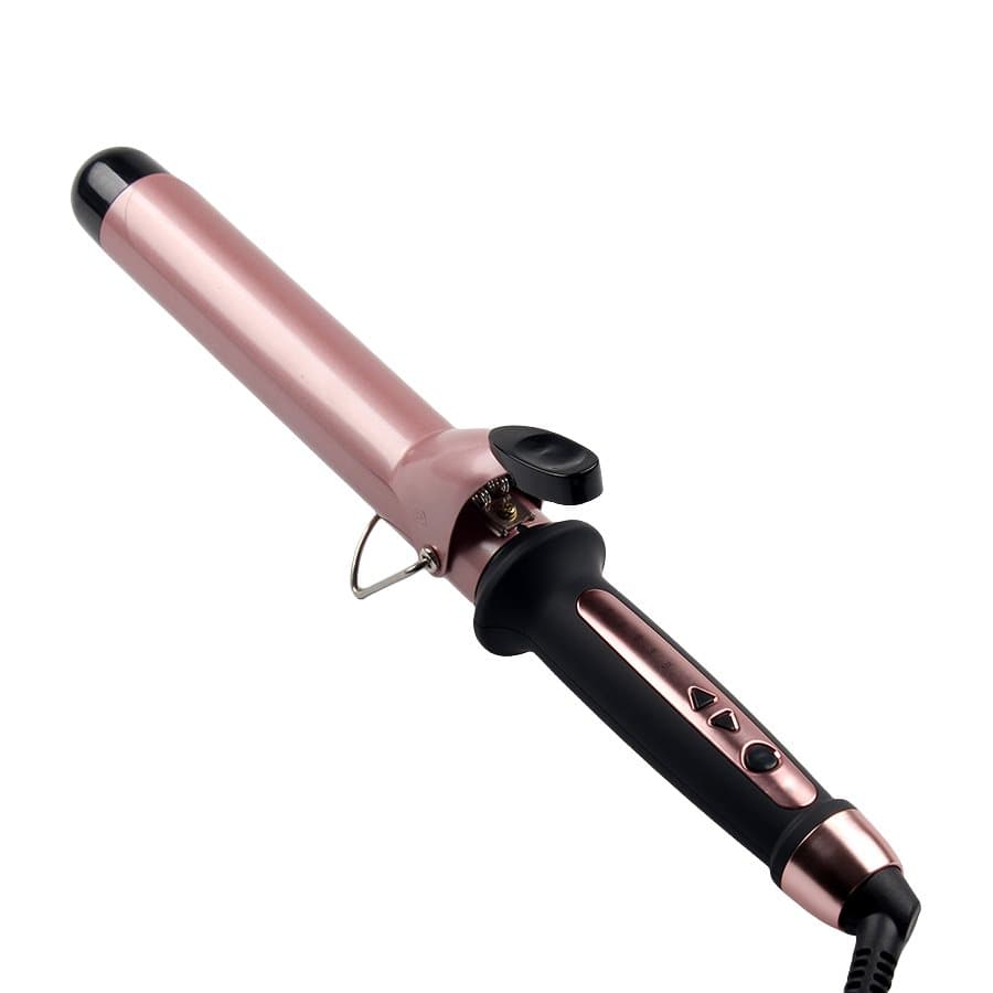 Anti- skålding krølltang med 5 temperatur modus, rask oppvarming Sort 28mm