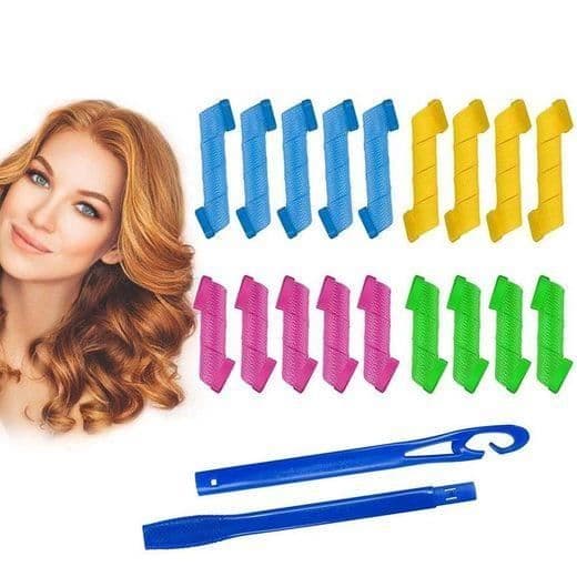 MAVURA Curlers »MAVURTillbehör MagicCurls Spiral Curls Hårrullar Set Spiral Curls Roller Curler Rollers Papilotten Papilott