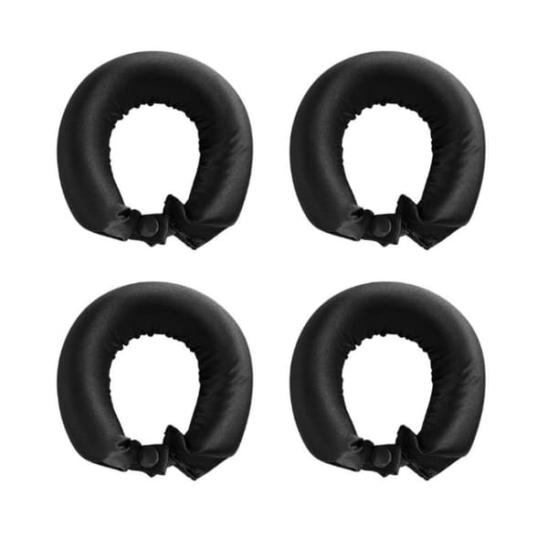 INF 4-osainen Heatless Curling Bar -pääpanta, yön yli käytettävät hiuskihartimet pitkille hiuksille