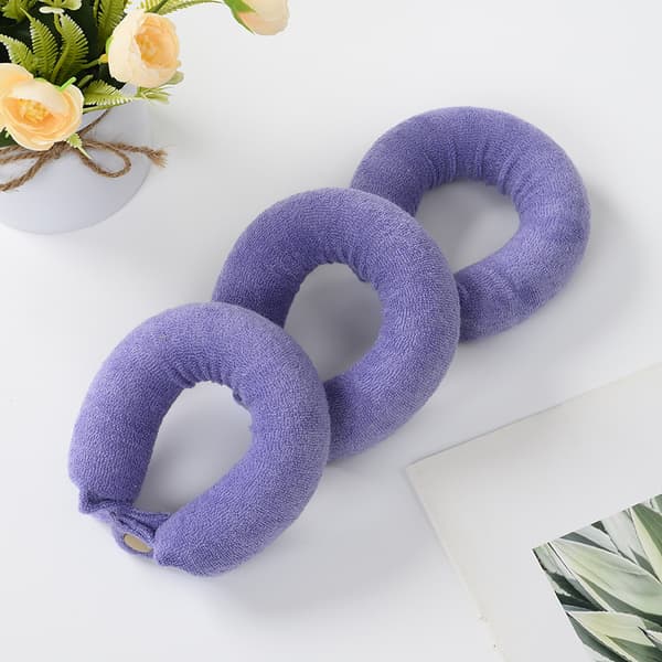INF 3-Pack håndkle Scrunchies for varmefrie krøller