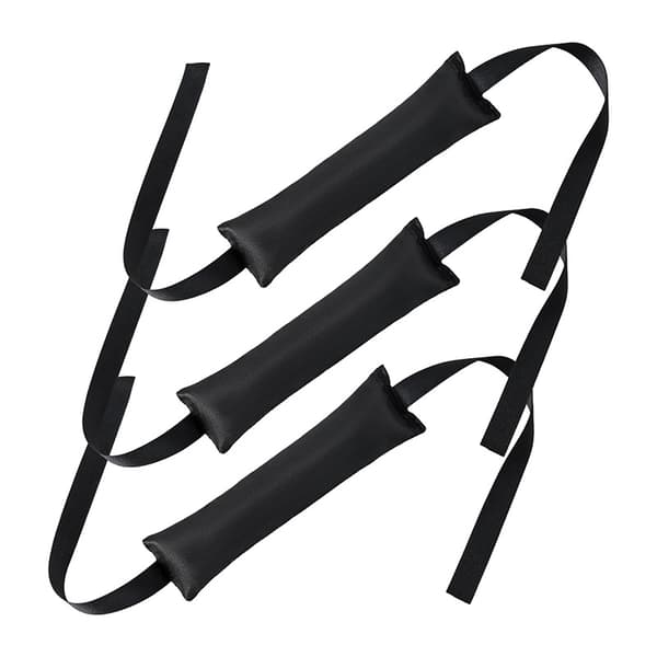 INF 3-pack Heatless Curling Rod Pannband för Overnight Curls Svart