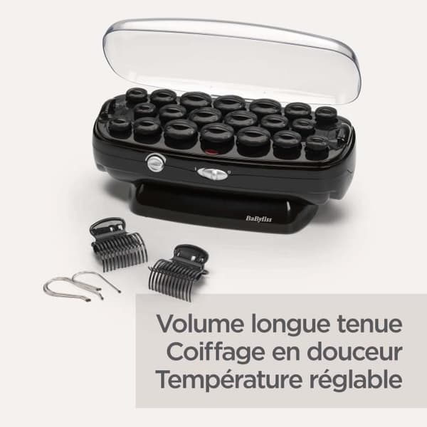 Babyliss RS035E uppvärmda papiljotter - Thermo-Ceramic Rollers SVART papiljol