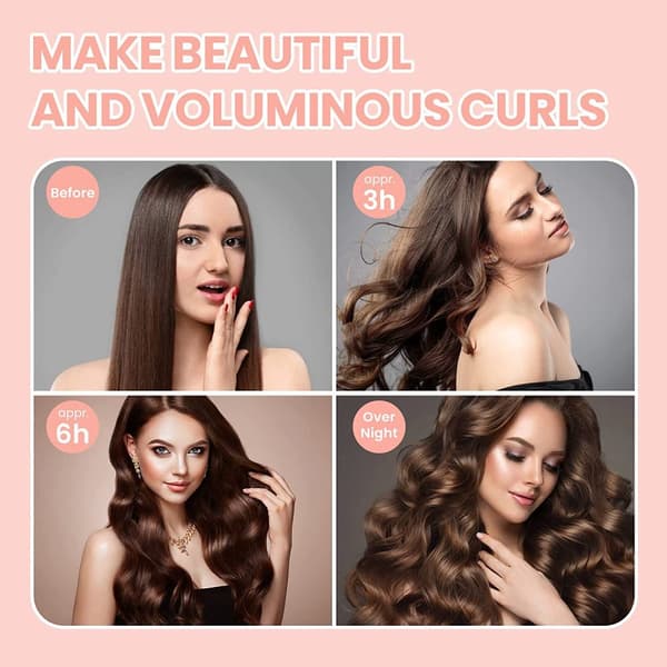 INF Sleep Styler: Varmefrie krøllspenner (Auburn Brown)