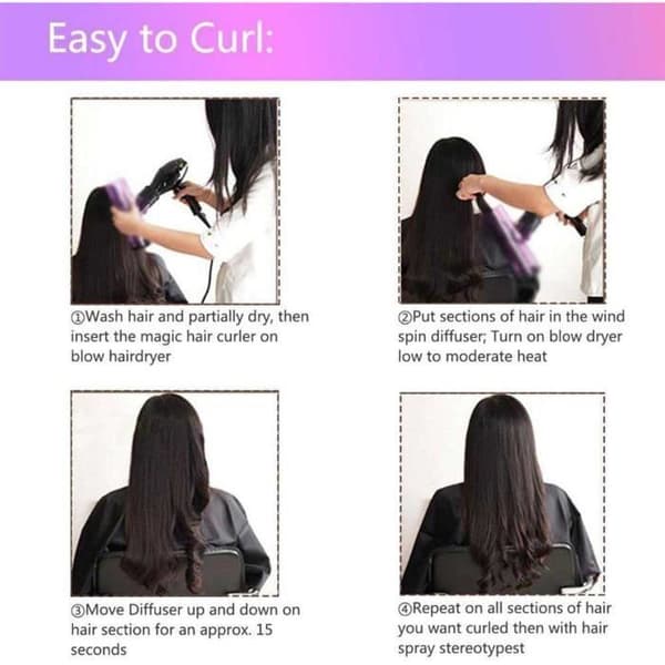 TD® K-pop magic curling barrel hårtork enkel hår curling artefakt