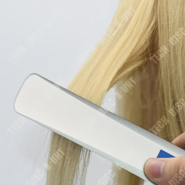 TD® Multi-frekvens släckande plattång titan rak curling splint dubbel användning splint curling iron air bang innerögla