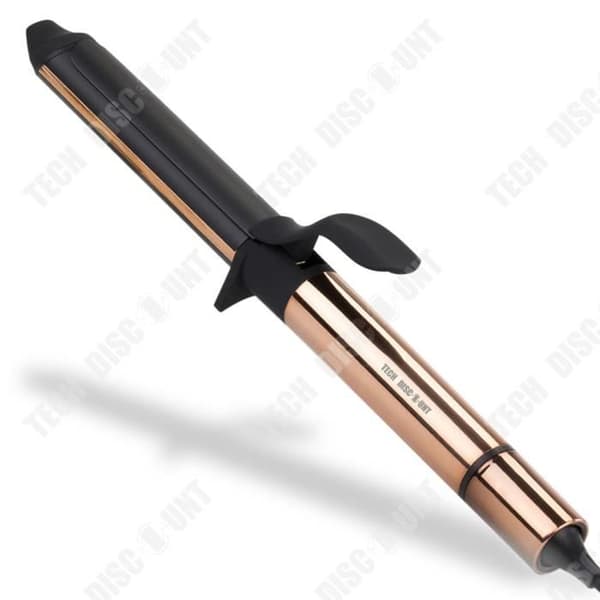 TD® LCD-skärm Elektrisk locktång 32 mm stor volym Big Wave Tourmaline Keramisk Anti-skalning locktång