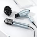 Miniatyrbild 3 av 11: BaByliss AS773E Hydro Fusion Air Styler Varmluftsborste, Svart, Metallic 700 W 2,5 m