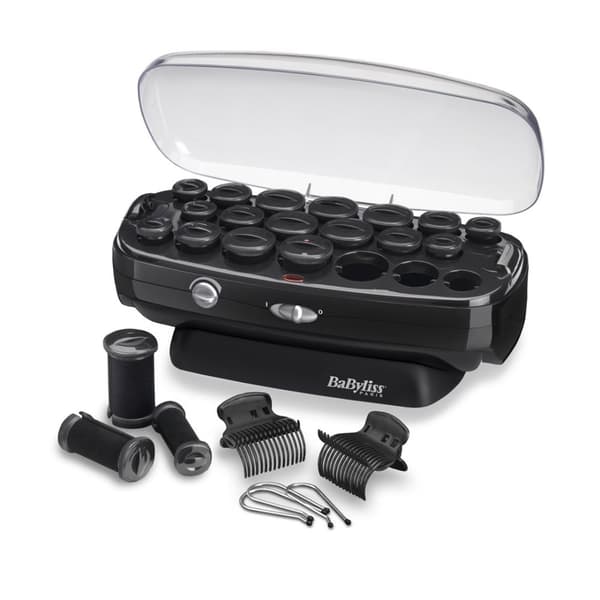 BaByliss Thermo Ceramic Rollers Hårstylingsæt Sort, Rustfrit stål 50 W 78,7" (2 m)