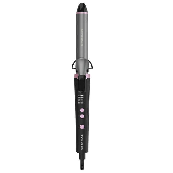 Taurus Keramisk locktång 43 W Svart, rosa