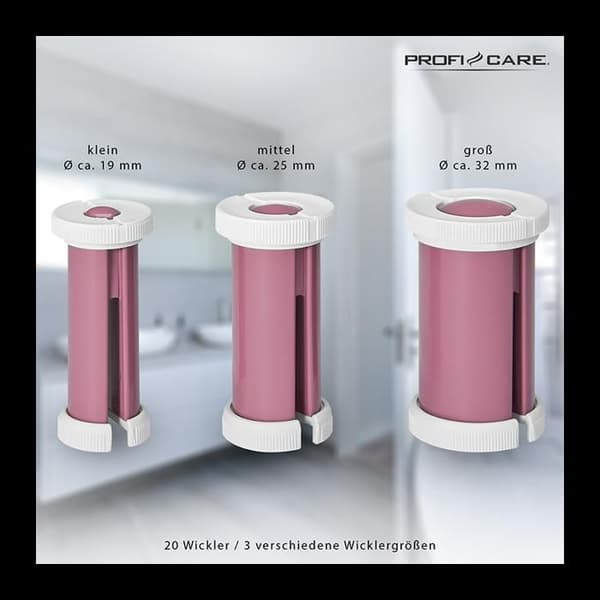 Uppvärmda papiljotter - Profi-Care - PC-LW 3028 - Jonisk funktion - 20 stycken