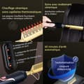 Miniatyrbild 3 av 4: INN Rullande Värmare Locktänger Hår Electromatisk Värmeborste Peruk 2 i 1 3 justerbara temperaturnivåer