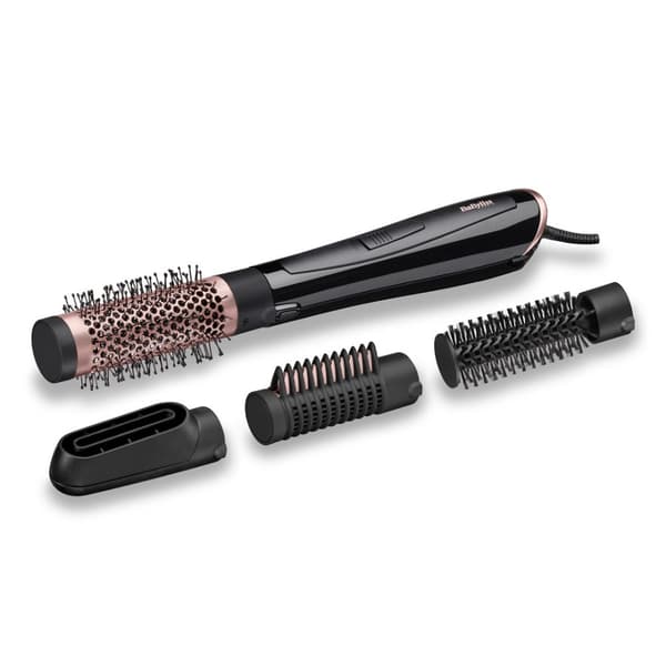 BaByliss Perfect Finish Varmluftsborste Varm Svart 1000 W 2,2 m Svart