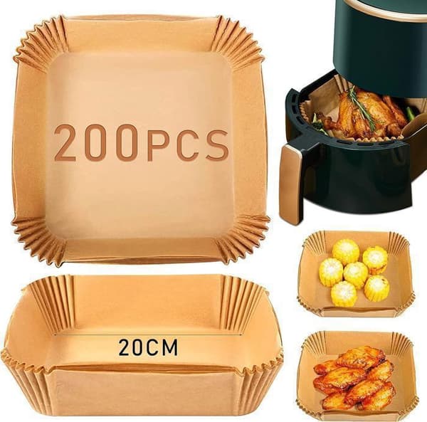 Bakpappersark - Noname - 200 stycken - Non-Stick - Vattentät - Värmebeständig