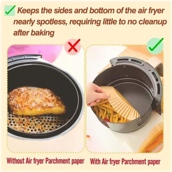 Pappersfoder - Coso - 100-pack - Non-stick - Olje-resistent - 20,1 cm