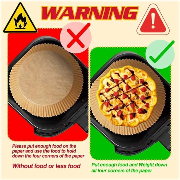 Pappersfoder - Coso - 100-pack - Non-stick - Olje-resistent - 20,1 cm