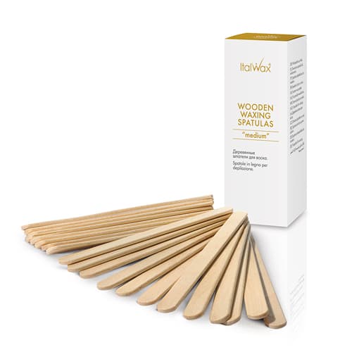 2pkt Träspatlar för ansikte 2x50st. Italwax KV-G3