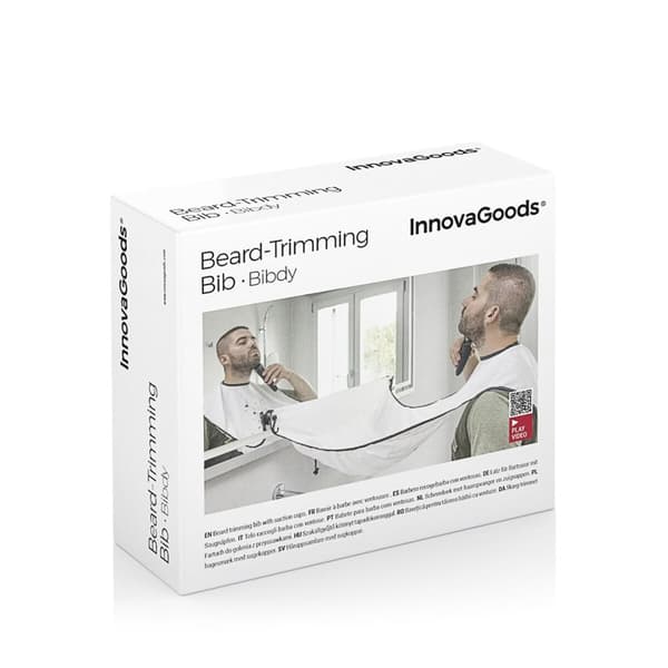 Skæg-trimning hagesmæk med sugekopper Bibdy InnovaGoods